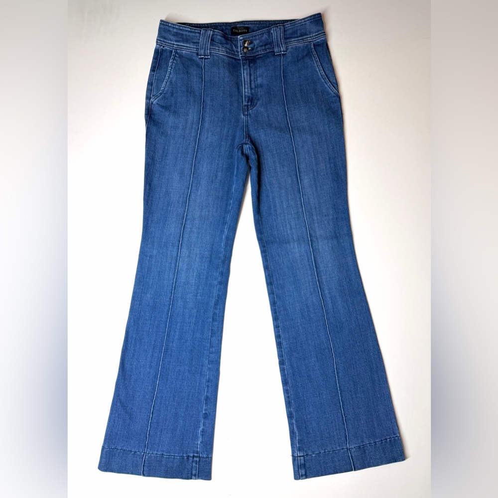 Talbots Blue Wide Leg Jeans